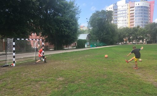 Общественный совет по молодежной политике при профильном региональном министерстве добился установки футбольных ворот в Детском парке