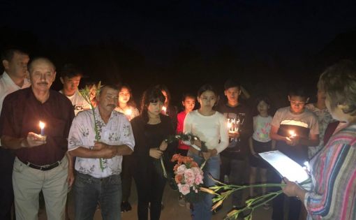 В Искровском муниципальном округе прошла акция "Свеча памяти" 