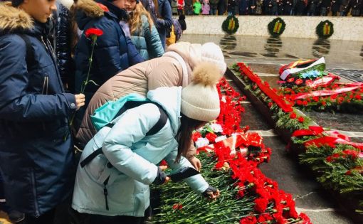 Энгельсские школьники почтили память погибших в Сталинградской битве