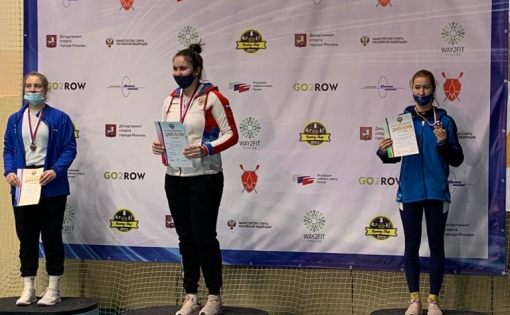Анастасия Кучеренко завоевала бронзовую медаль на Первенстве России по гребному спорту
