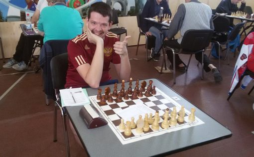 Денис Палин принял участие в этапе Всероссийских соревнований по быстрым шахматам 