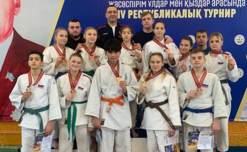 Дзюдоисты спортивной школы олимпийского резерва "Сокол" выиграли 11 медалей на турнире в Казахстане