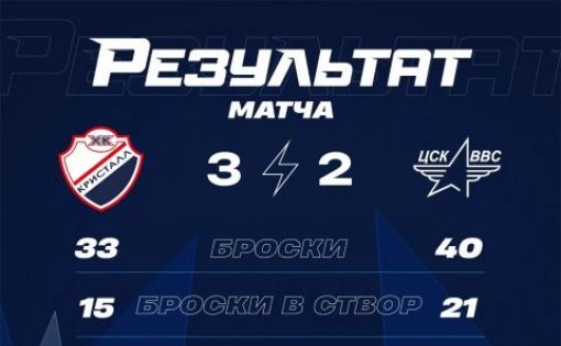 "Кристалл" выиграл еще один матч OLIMPBET Чемпионата России 