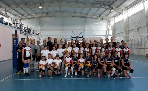 Волейболистки "Протона" провели мастер-класс в Ершове