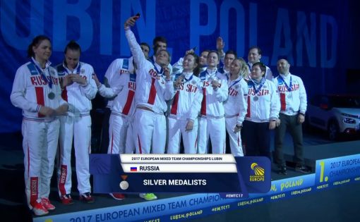 Владимир Мальков в составе сборной команды России завоевал серебро Чемпионата Европы среди смешанных команд 