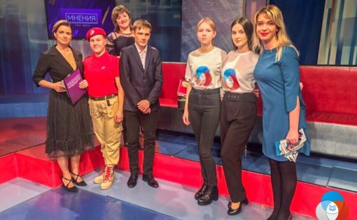 Активисты регионального отделения РДШ приняли участие в съемках на ГТРК Саратов