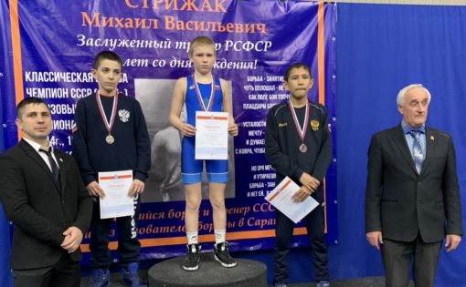 Спортсмены Школы Ахмерова завоевали 14 медалей на 5 этапе открытого «Кубка М.В. Стрижака» по греко-римской борьбе