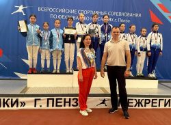 Кристина Лазарева - серебряный призер межрегиональных соревнований по фехтованию на саблях 